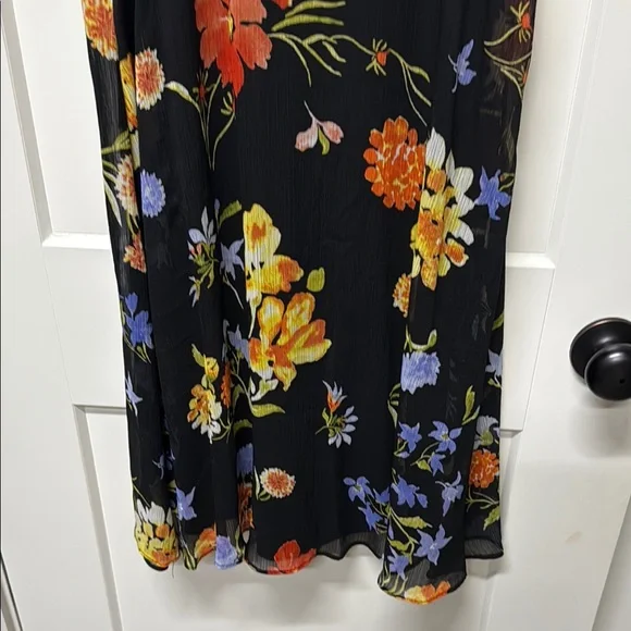 Calvin Klein Floral Black Dress - Picture 3 of 4